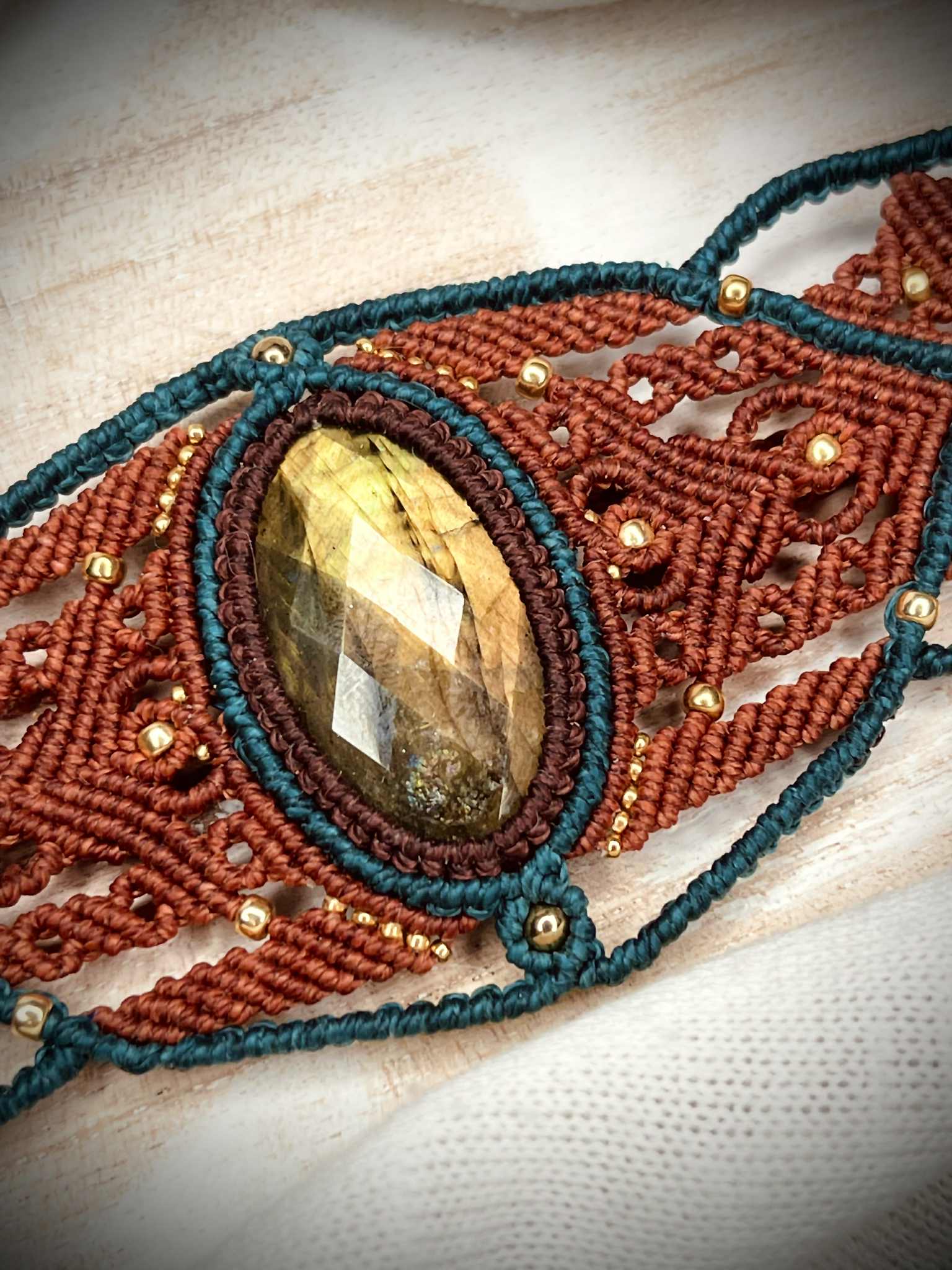 manchette de protection labradorite